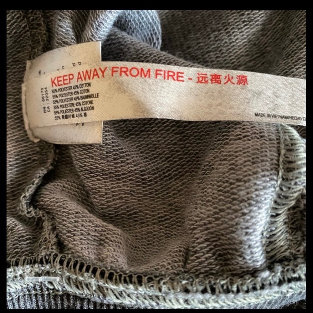 FREE PEOPLE COZY ALL DAY HAREM WASHED BLACK LEGGING,JOGGERS SIZE XS - Picture 11 of 11